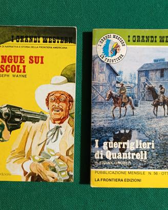 Lotto n. 2 libri genere Western