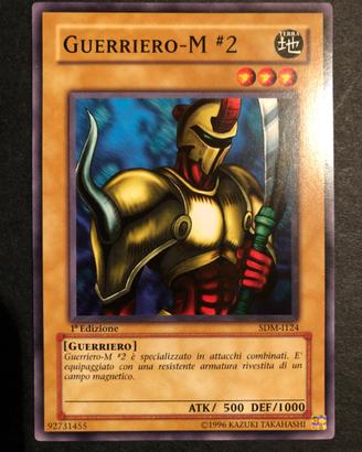 Yugioh guerriero-m #2 sdm i124 comune 1ª