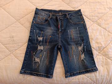 Shorts uomo jeans 