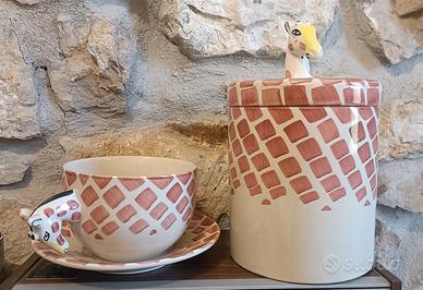 biscottiera più tazza