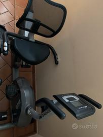 Cyclette con schienale