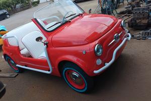  2 Fiat 500 spiaggina una verde e una rossa  