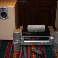 SINTOAMPLIFICATORE KENWOOD CON SUB E 5 CASSE JBL