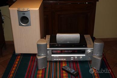 SINTOAMPLIFICATORE KENWOOD CON SUB E 5 CASSE JBL