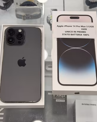 Apple iPhone 14 Pro Max 512GB - BATTERIA 100%