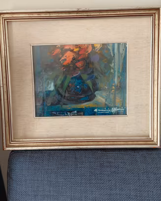 Quadro Olio su Tavola, Erminio Merici, Certificato