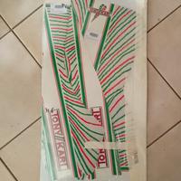 adesivi carenature Tonykart modello M6 nuovi 