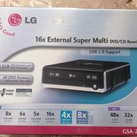lettore DVD CD esterno per Pc