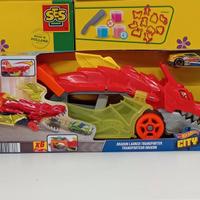 Playset Hot Wheels City Dragon Launch Transporter 
