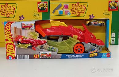 Playset Hot Wheels City Dragon Launch Transporter 