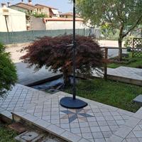 Ombrellone a parete mezzaluna balcone/giardino