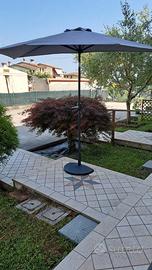 Ombrellone a parete mezzaluna balcone/giardino