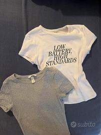 2 maglie corte / top