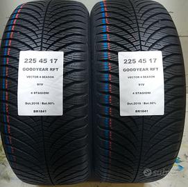 2 GOMME 225 45 17 GOODYEAR RFT BR1841