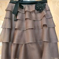 Gonna Seta 100% Nuova Elegante Zara 