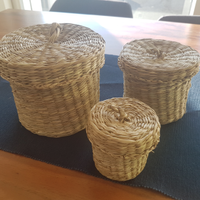 Set di 3 contenitori cestini per bagno Ikea