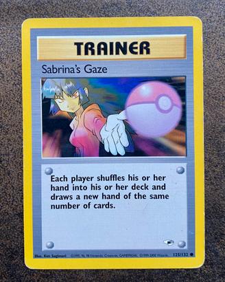 Sabrina's Gaze Set Gym Heroes 125/132 Pokemon