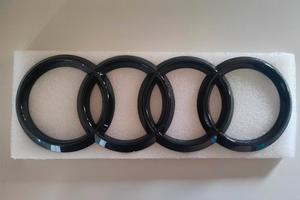 *NUOVO* Logo Anteriore Nero Audi A6 Q2 Q3 Q5 Q7 Q8