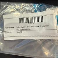 Set 20 forcine per capelli da sposa – con perle e