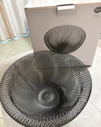 Amc cestino porta pane/frutta nero
