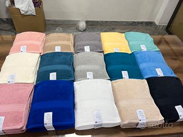 Tris Asciugamani Hotel 100% Cotone 600grm