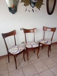 Set 3 Sedie Vintage