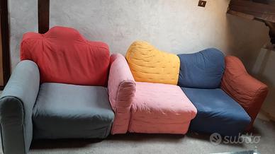 Divano Cannaregio modulare di Gaetano Pesce