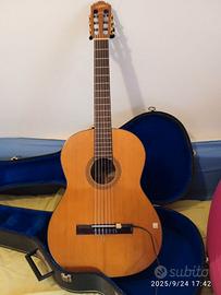 chitarra classica ariaa551b amplificata