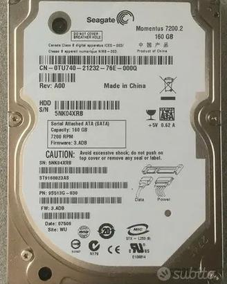 Hard disk Seagate Momentus 7200.2 160GB SATA/USB