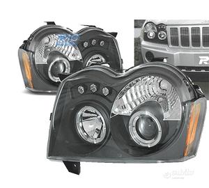 FARI OCCHI ANGEL LED JEEP GRAND CHEROKEE 05-08 NER
