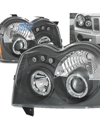 FARI OCCHI ANGEL LED JEEP GRAND CHEROKEE 05-08 NER