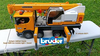 BRUDER Autogru Liebherr Scania