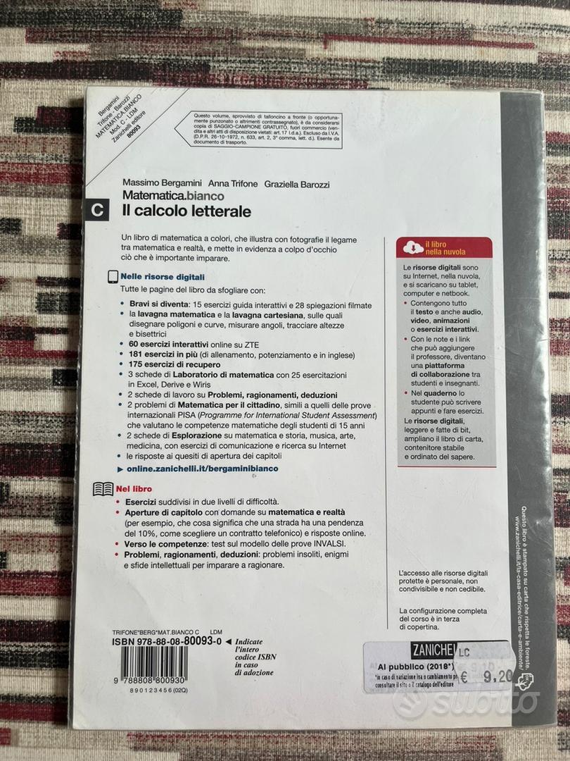 Libri - Il calcolo letterale - Libri e Riviste In vendita a Caserta