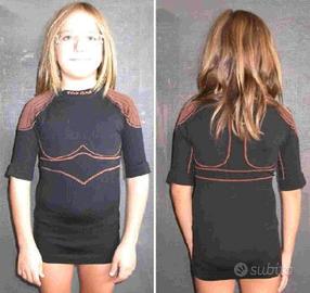 T-shirt termica mc nera o bianca