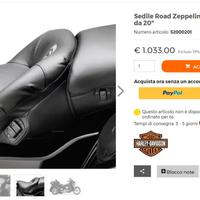 Sella touring  Harley Davidson