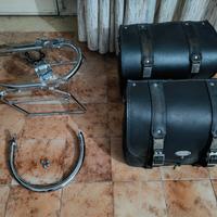 Triumph Bonneville distanziali telai borse