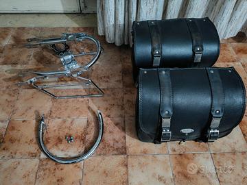 Triumph Bonneville distanziali telai borse