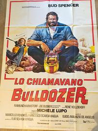 manifesto originale LO CHIAMAVANO BULLDOZER