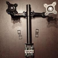 Braccio doppio monitor