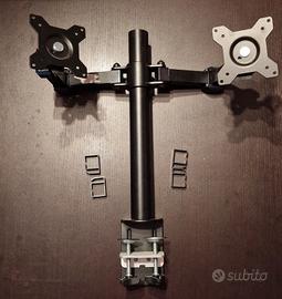 Braccio doppio monitor