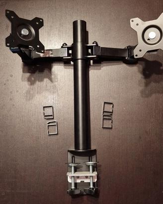 Braccio doppio monitor
