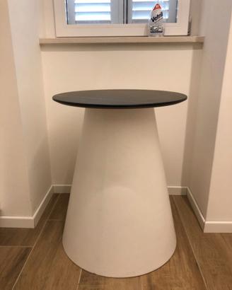 Base  conica bianca per tavolo + Piano
