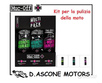 Kit per la pulizia della moto