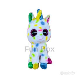 Peluche Unicorno Maculato 15cm – Occhi Grandi