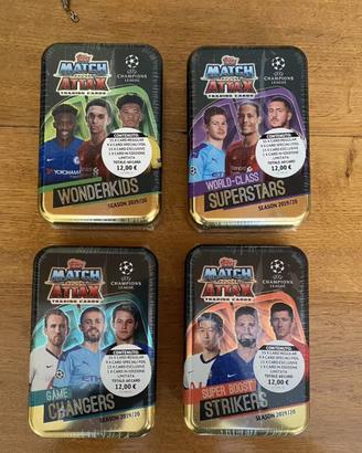 TOPPS MATCH ATTAX Champions League 2019/20, 4 box