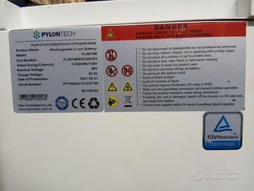 Ricambi batterie accumulo solari Pylonteck