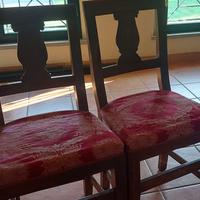  coppia di sedie da restaurare