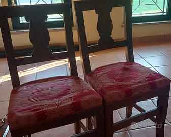  coppia di sedie da restaurare