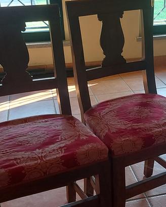  coppia di sedie da restaurare