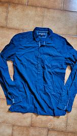 camicia blu 
